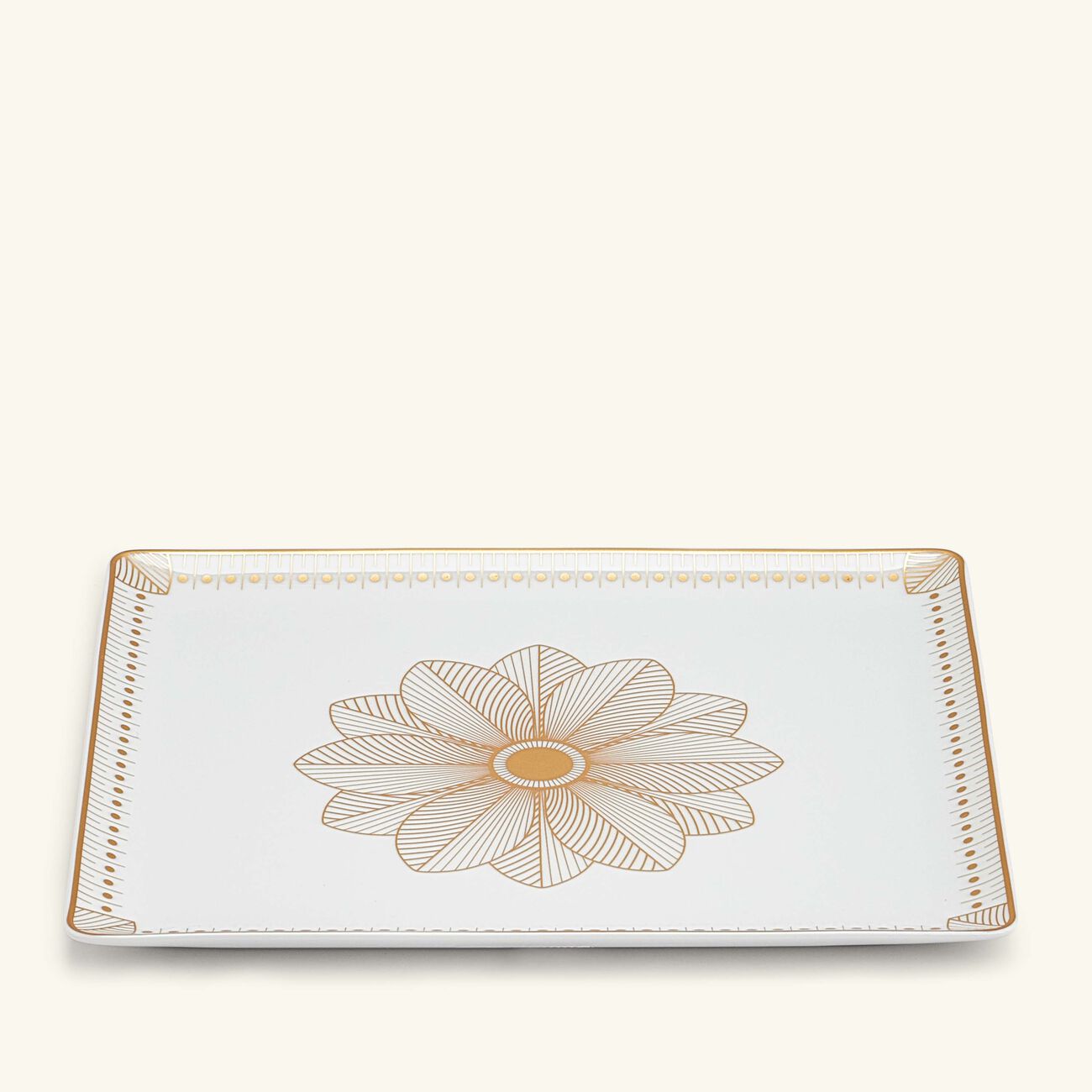 كريستوفل صينية مالميزون إمبيريال مستطيلة مطلية بالذهب قياس 22   19