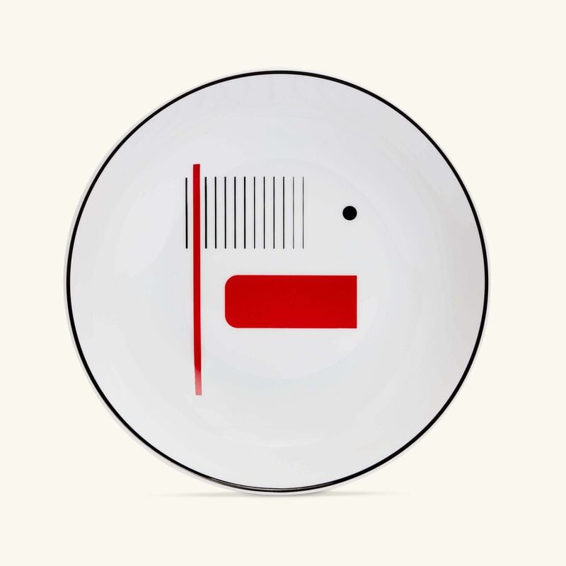 Oscar Soup Plate Round Red 19cm bernardaud oscar soup plate round red 19cm