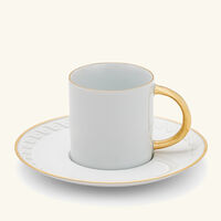 l objet neptune coffee cup   saucer white set of 6