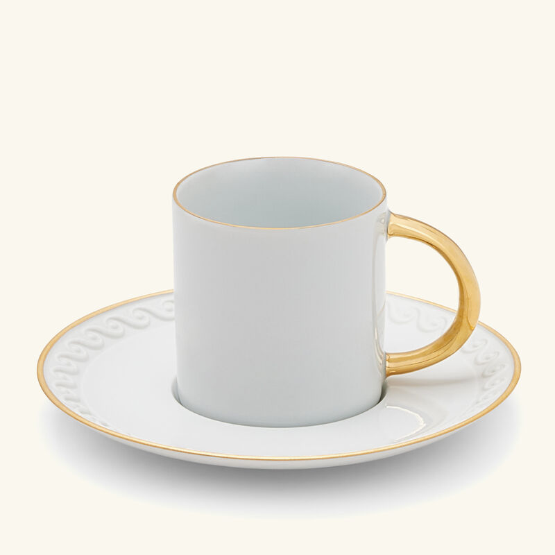l objet neptune coffee cup   saucer white set of 6