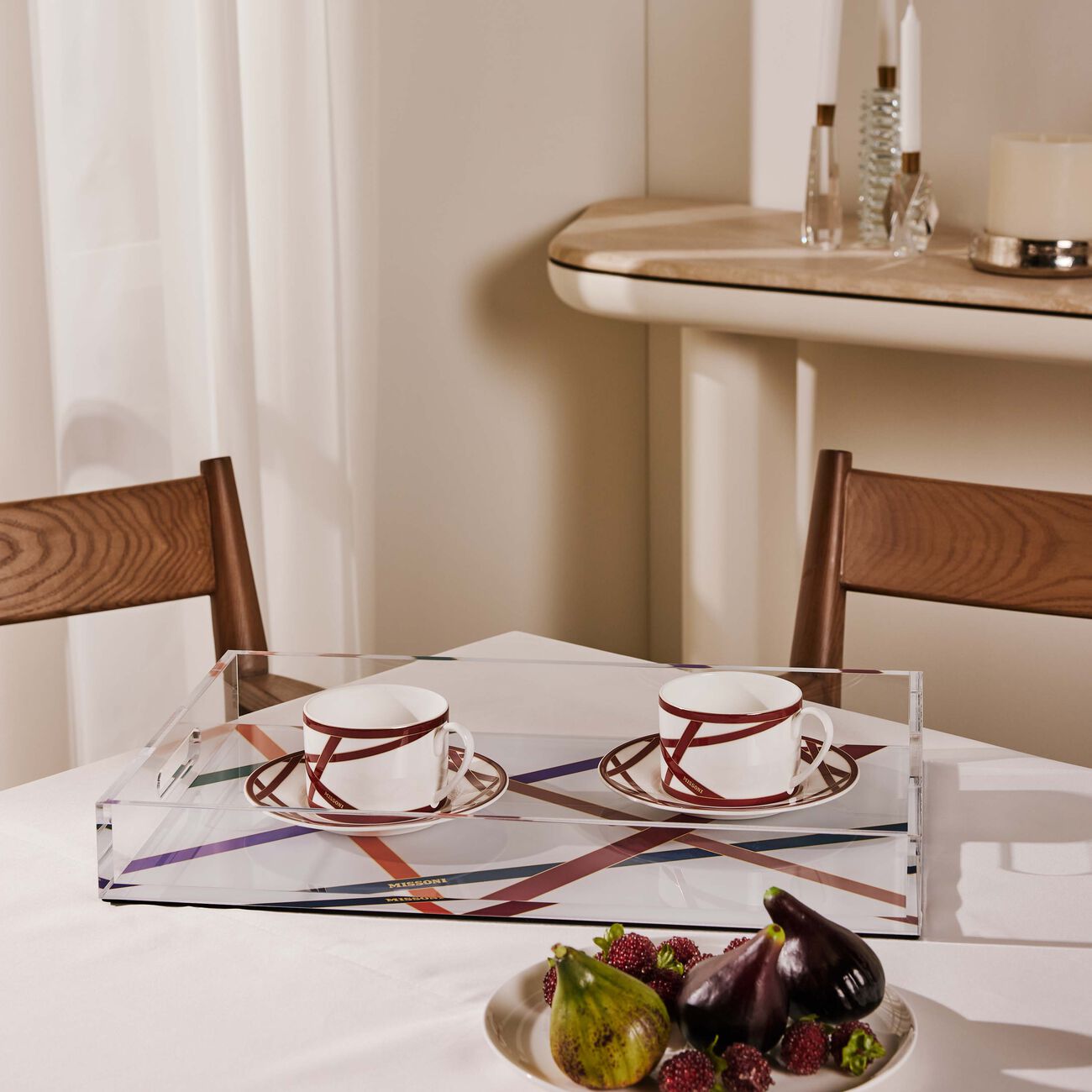 Nastri Tray Rectangluar Large Multicolor missoni home nastri tray rectangluar large multicolor