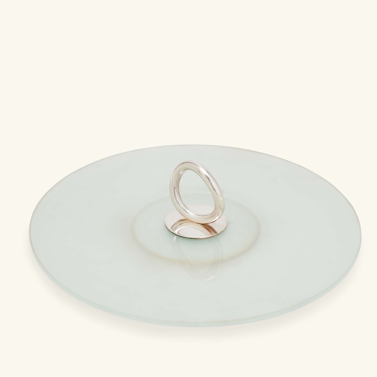 christofle vertigo serving platter round silver plated 30cm