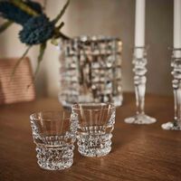 baccarat louxor tumbler glass clear set of 2