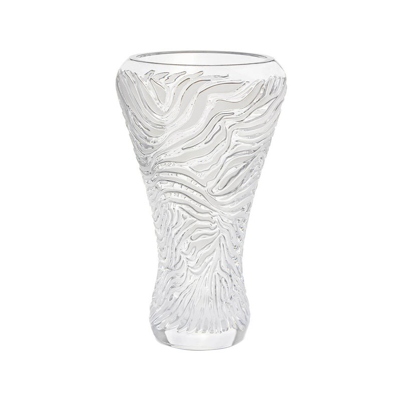 Crystal Zebra Vase - Limited Edition, large