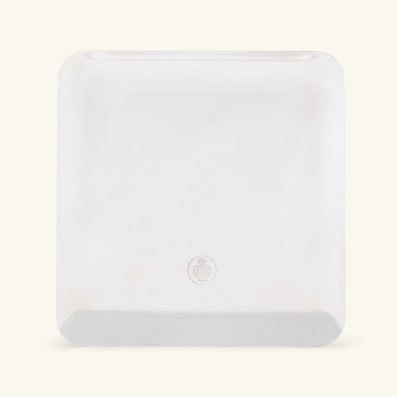 christofle silver time serving tray square silver plated