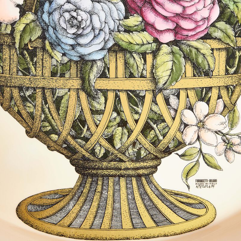 Cesto D'Oro no.574 Tray Round Large fornasetti cesto d oro no 574 tray round large