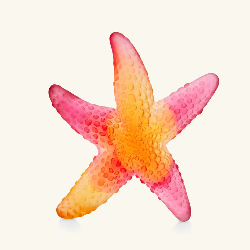Mer de Corail Starfish Figurine Mini Yellow daum mer de corail starfish figurine mini yellow