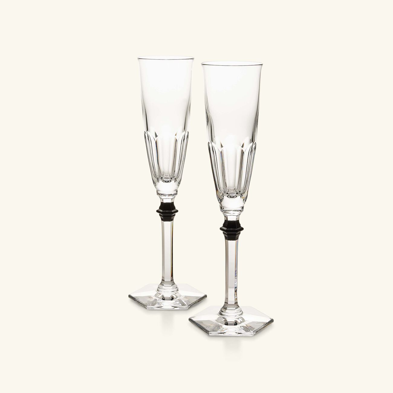 baccarat harcourt eve champagne glass clear
