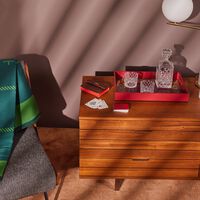 etro cachemire tray rectangular large red