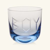 ruckl abc boy drinking glass blue