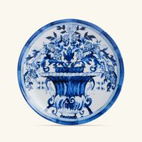 dolce gabbana casa blu mediterraneo stella charger plate blue round 31cm
