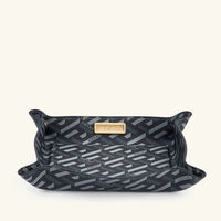 La Greca Signature Trinket Tray Square Small Black versace la greca signature trinket tray square small black