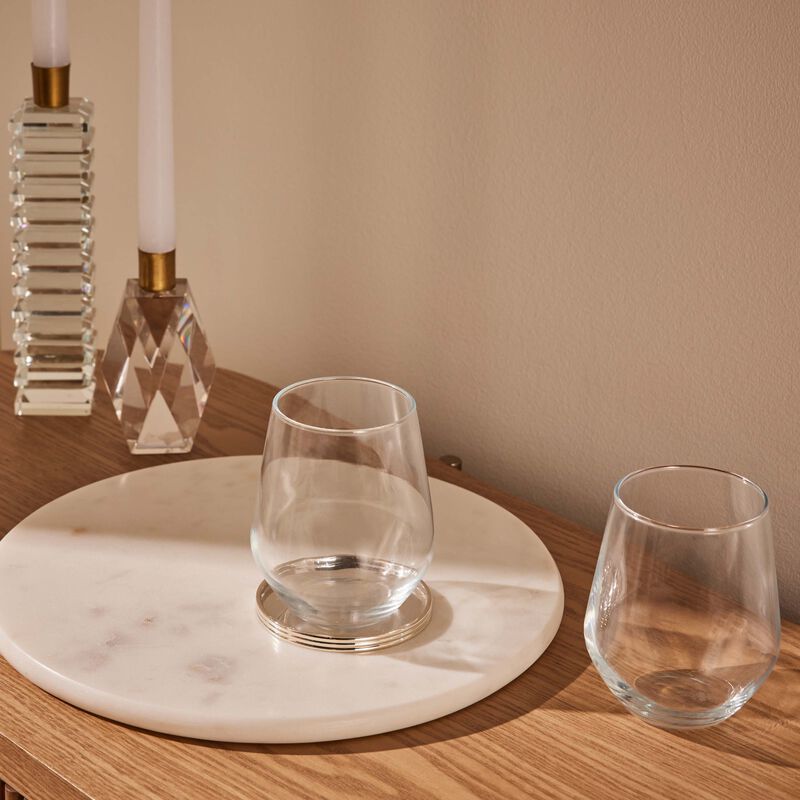 K+T Coaster Silver Plated Set Of 2 christofle k t coaster silver plated set of 2