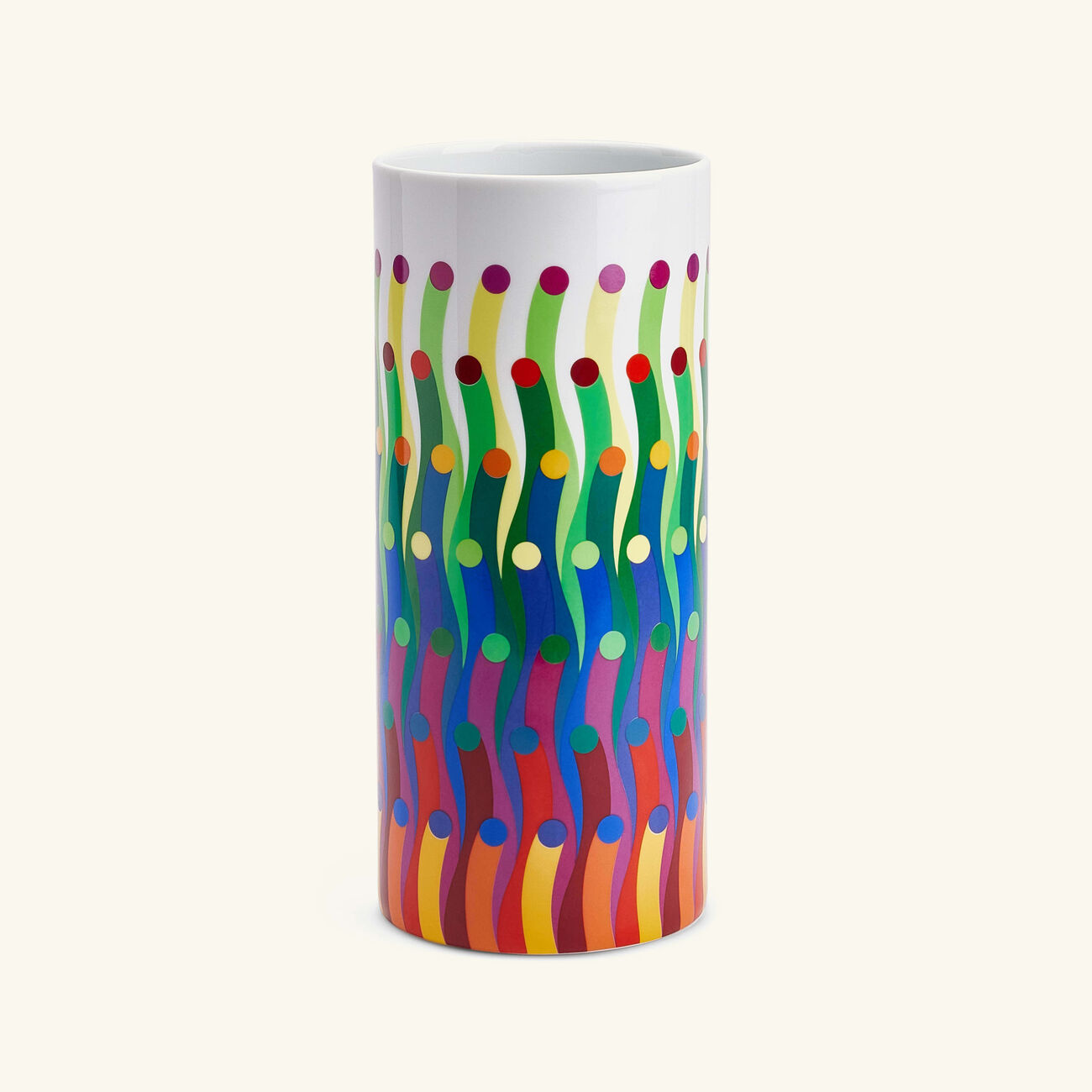 Surface Colorée Tube Vase Small Red Limited Edition bernardaud surface color e tube vase small red limited edition