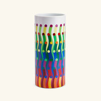 Surface Colorée Tube Vase Small Red Limited Edition bernardaud surface color e tube vase small red limited edition