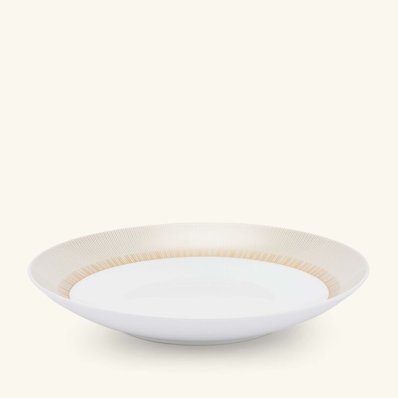 bernardaud sol dish round gold 29cm