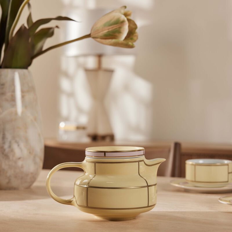 Diva Teapot Yellow ginori 1735 diva teapot yellow