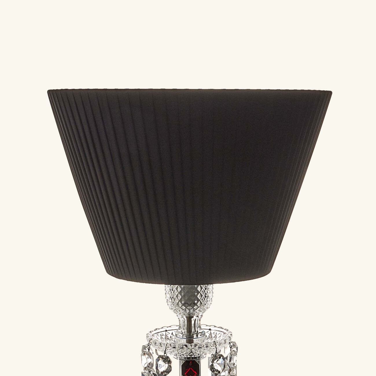 baccarat torch lamp black shade