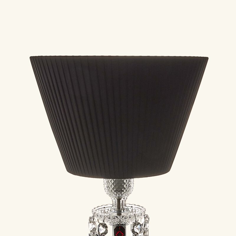baccarat torch lamp black shade