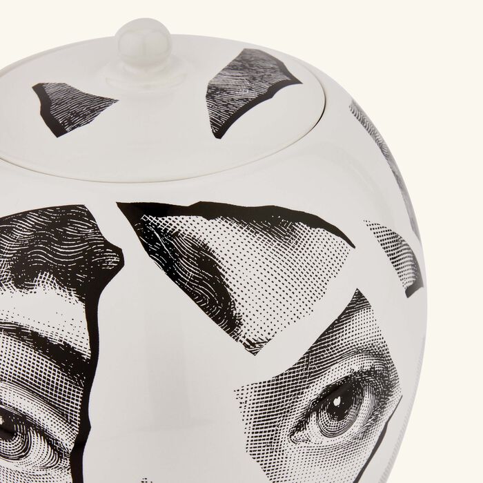 fornasetti cocci vase medium white
