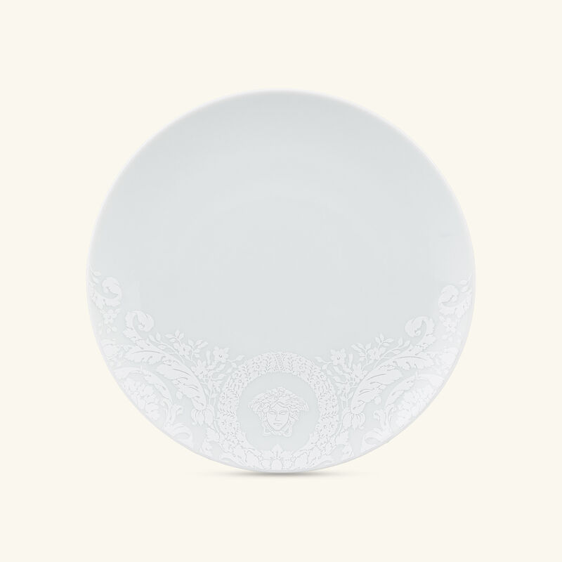versace barocco 92 bianco bread plate round white 17cm