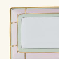 طبق ديفا المستطيل للتقديم باللون الوردي 29 سم جينوري 1735 طبق ديفا المستطيل للتقديم باللون الوردي 29 سم