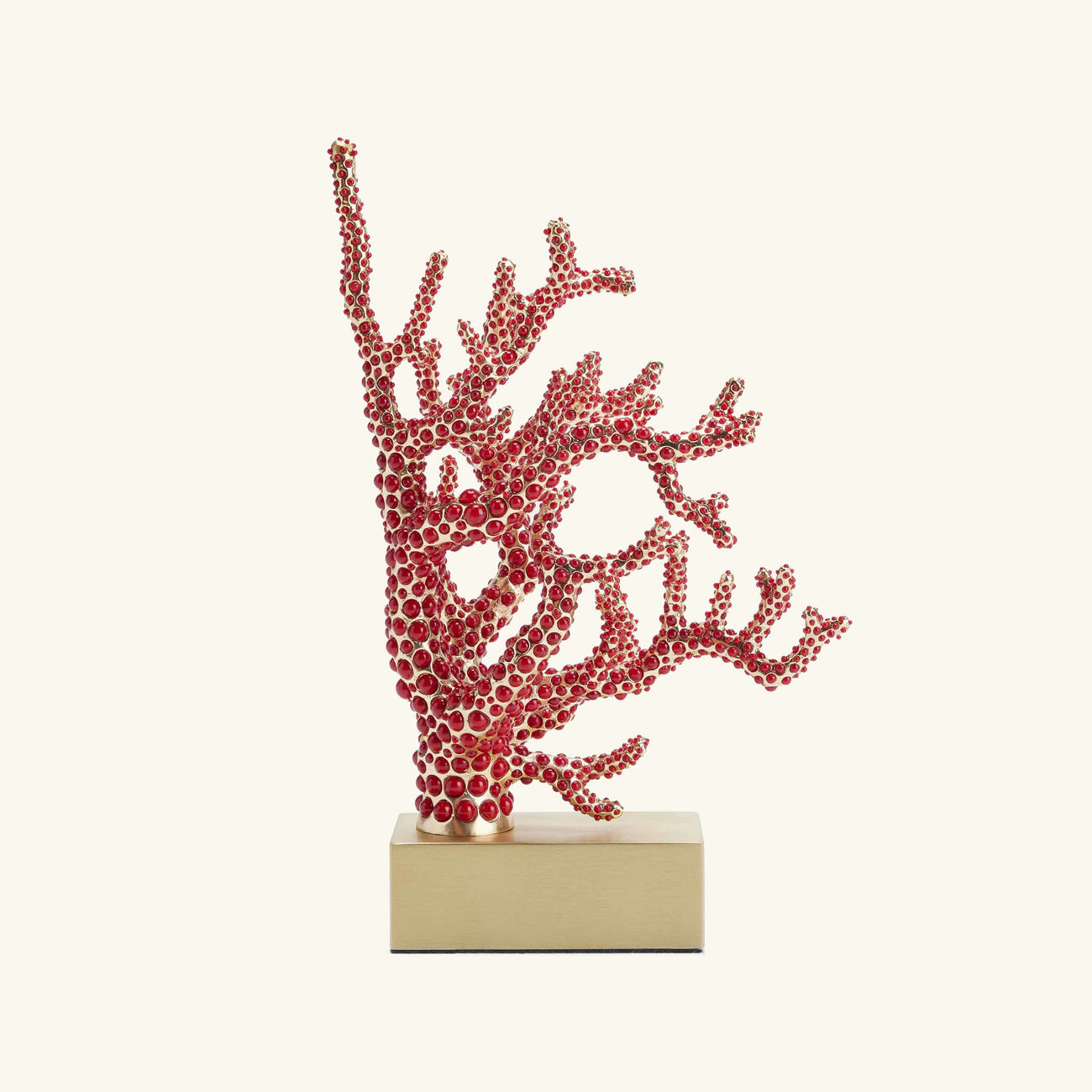 لوبجيه مسند كتب بتصميم شعب مرجانية أحمر