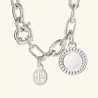 christofle chri chri perles medal sterling silver