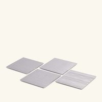 ralph lauren home thorpe coaster stainless steel set of 4