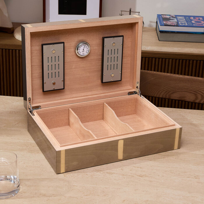 elie bleu route 66 full moon humidor blue