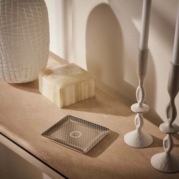 Malmaison Impériale Tray Rectangular Silver 17x15cm christofle malmaison imp riale tray rectangular silver 17x15cm