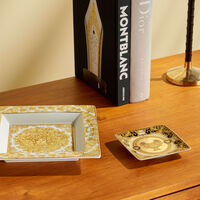 versace prestige gala trinket tray square small gold