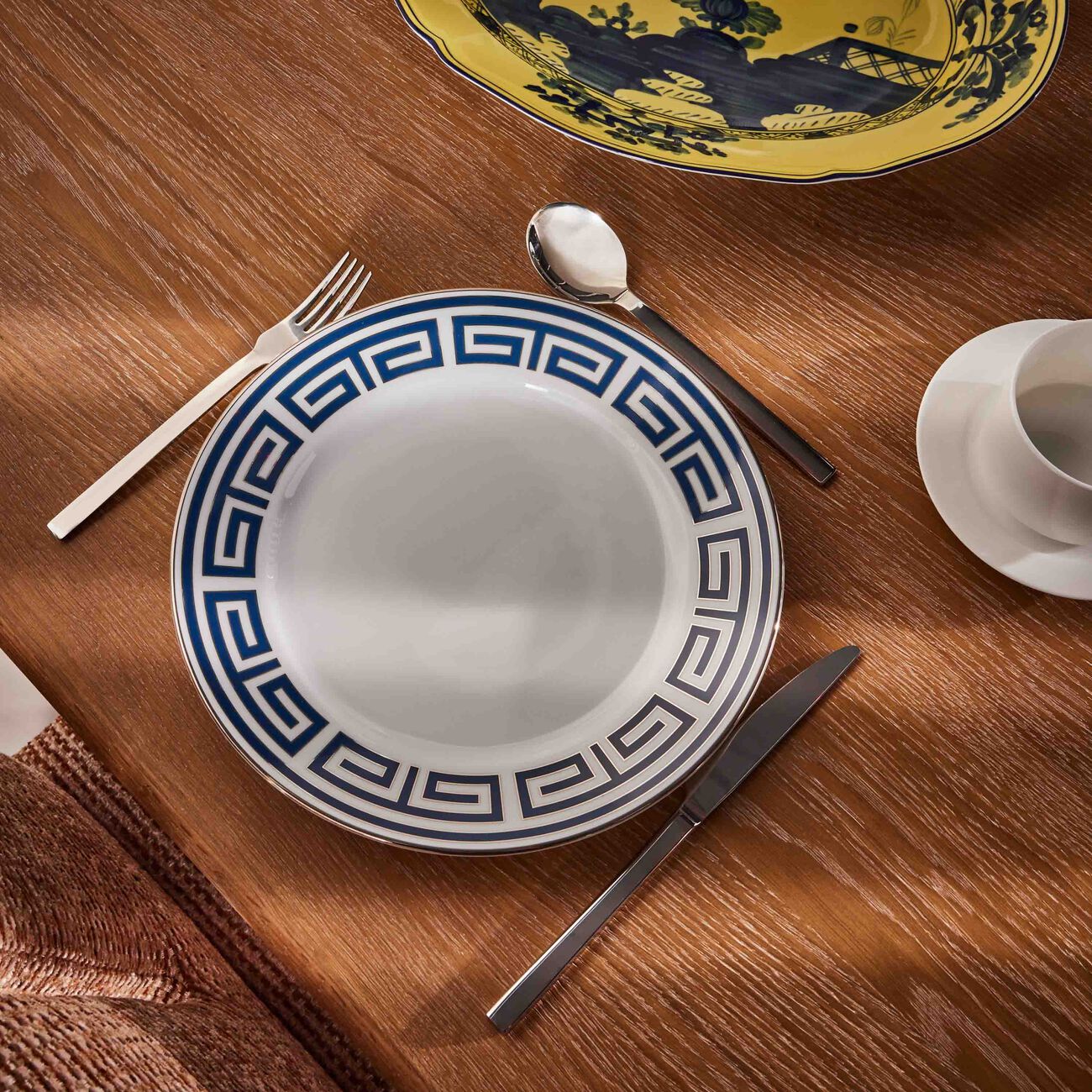 ginori 1735 labirinto blue dinner plate blue