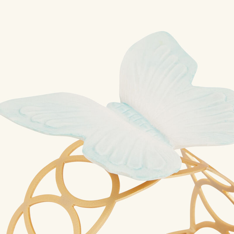 Butterfly Napkin Ring White Set Of 4 villari butterfly napkin ring white set of 4