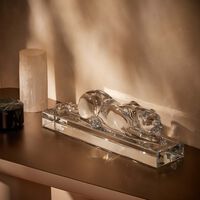 Héritage Panther Sculpture Medium Black baccarat h ritage panther sculpture medium black