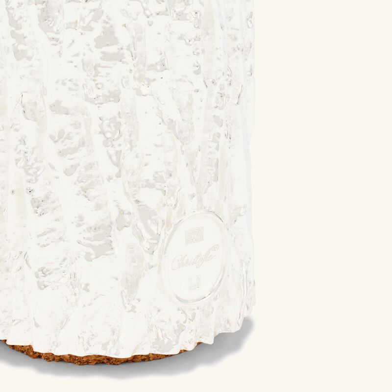 كريستوفل مزهرية سيف دارجان صغيرة جدًا مطلية بالفضة