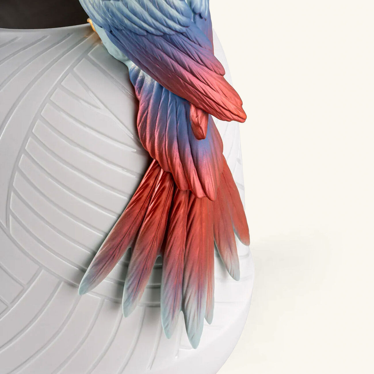 Cockatoo Vase Large White lladro cockatoo vase large white