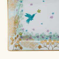 bernardaud feerie ashtray rectangular small blue