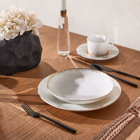 haviland souffle d or soup plate gold 21cm