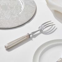 Malmaison Carving Fork Silver Plated christofle malmaison carving fork silver plated