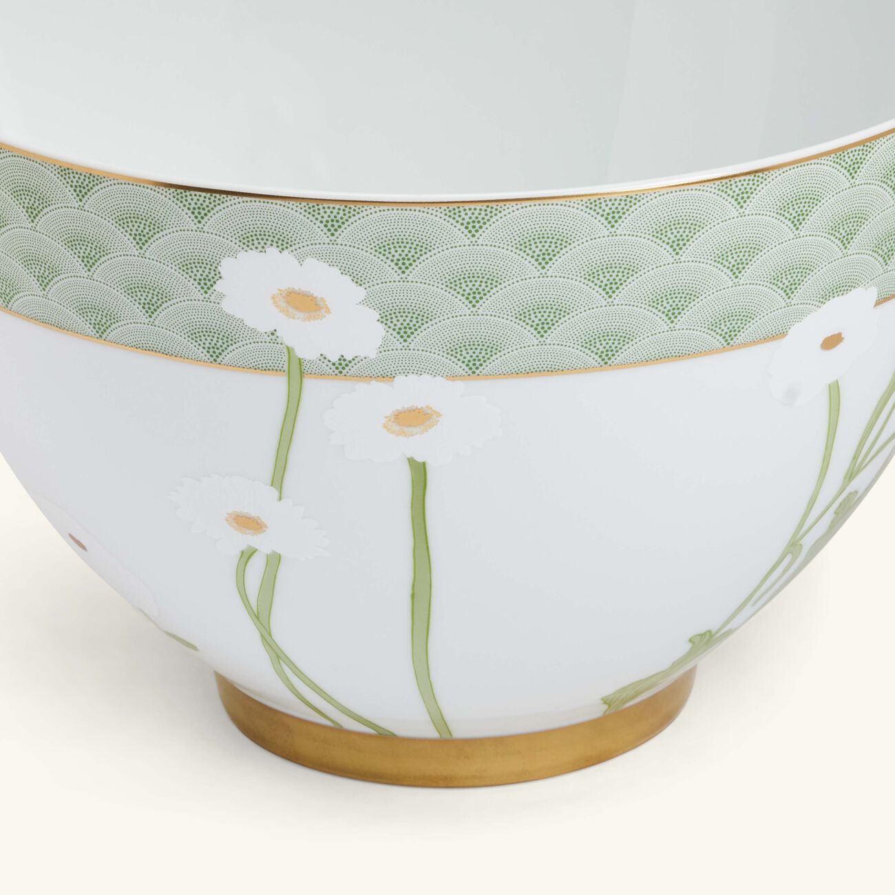 bernardaud praiana salad bowl green 27cm