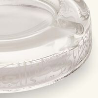 Thuluth Ashtray Round Clear dimlaj thuluth ashtray round clear