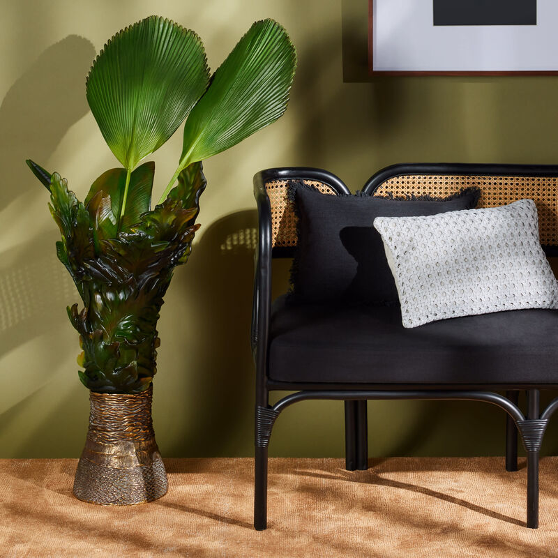 Borneo Magnum Vase Extra Large Green Limited Edition daum borneo magnum vase extra large green limited edition