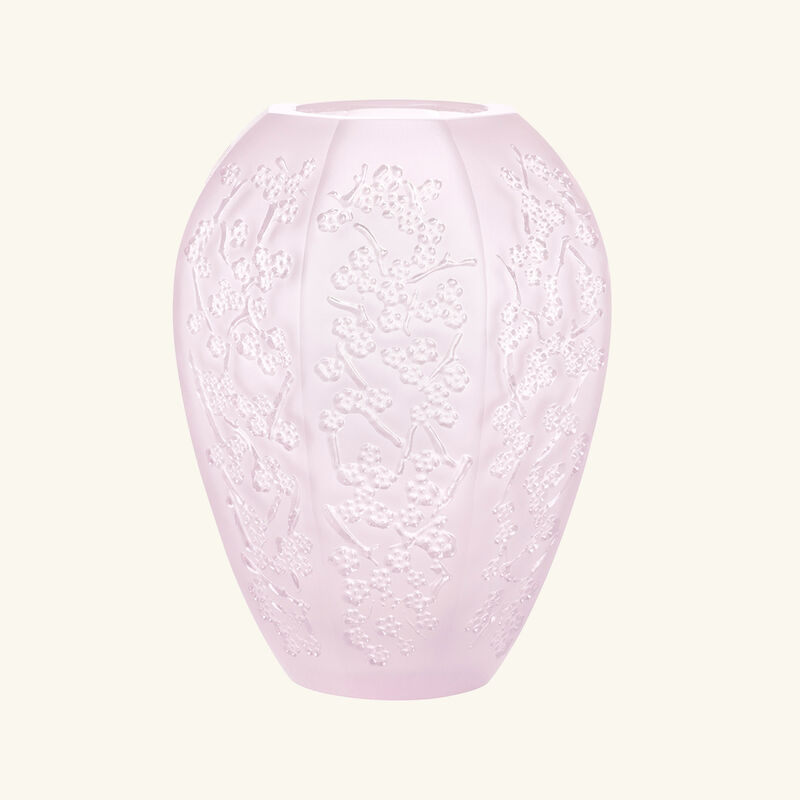 Sakura Vase Mini Pink lalique sakura vase mini pink
