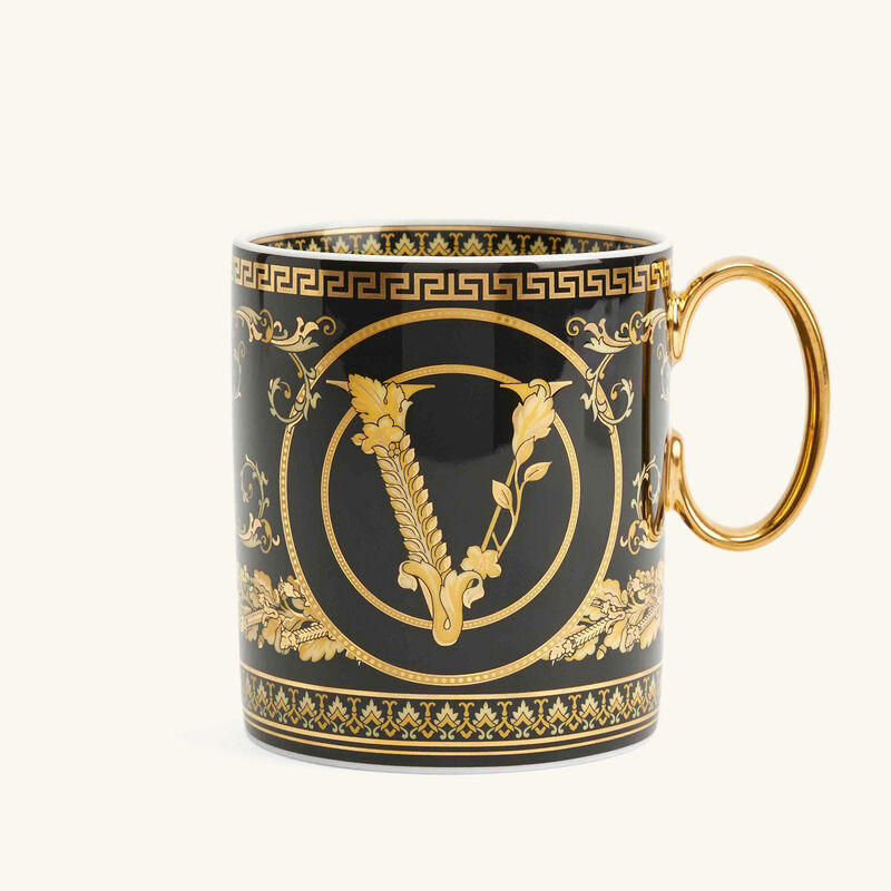 Virtus Gala Mug Black versace virtus gala mug black