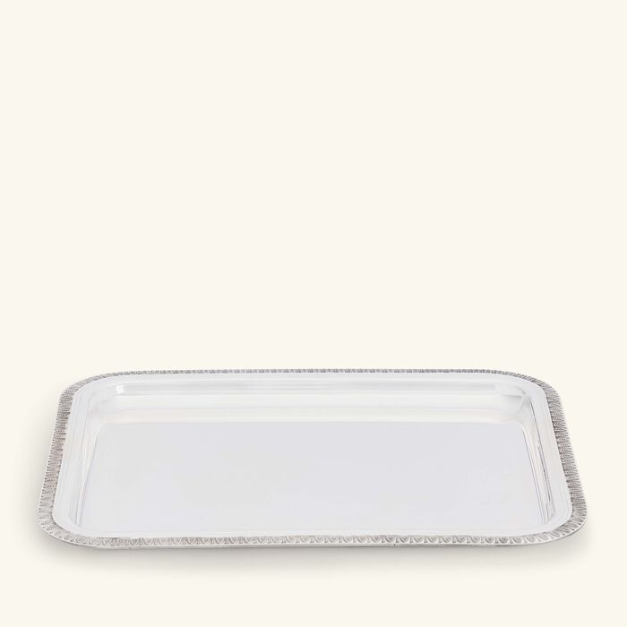 christofle malmaison serving tray rectangular small silver plated 20cm