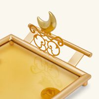 Extravaganza Serving Tray Rectangular Large Gold villari extravaganza serving tray rectangular large gold