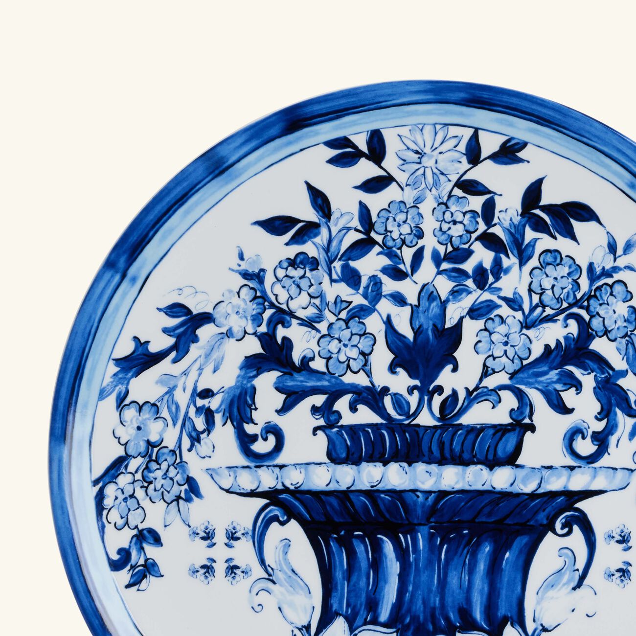 dolce gabbana casa blu mediterraneo charger plate blue round 31cm