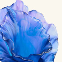 daum arum vase large blue