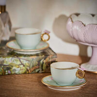 Butterfly Tea Cup & Saucer Blue villari butterfly tea cup saucer blue